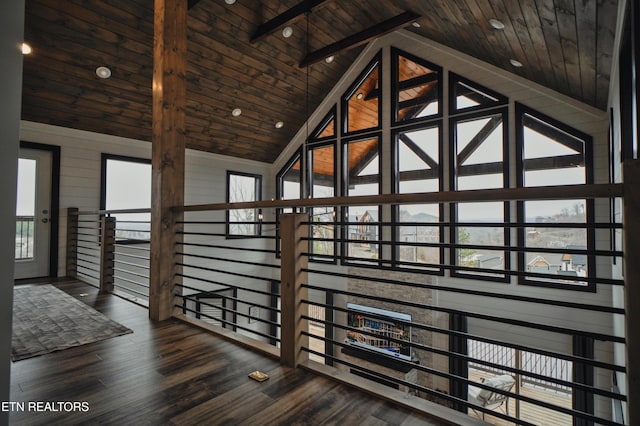 view of horse barn
