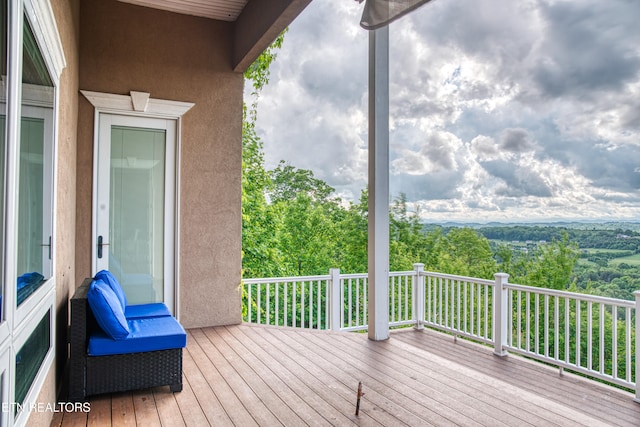 1012 Falcon Crest Dr, Seymour, TN 37865 - view of wooden terrace