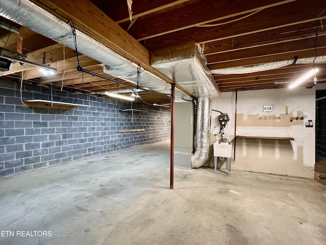 1533 Kildee Ln, Sevierville, TN 37862 - view of unfinished basement
