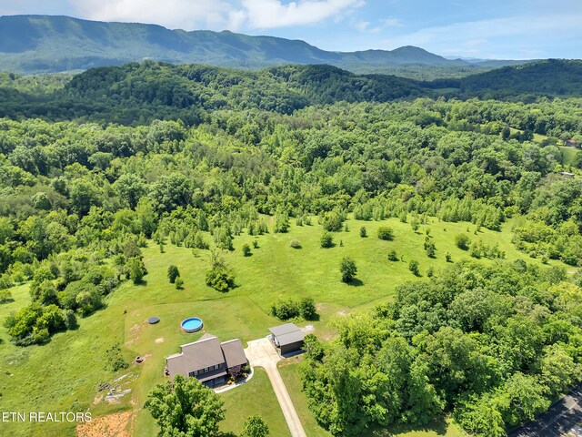 1810 Griffitts Mill Cir, Maryville, TN 37803 - aerial view of a forest and a mountainous background