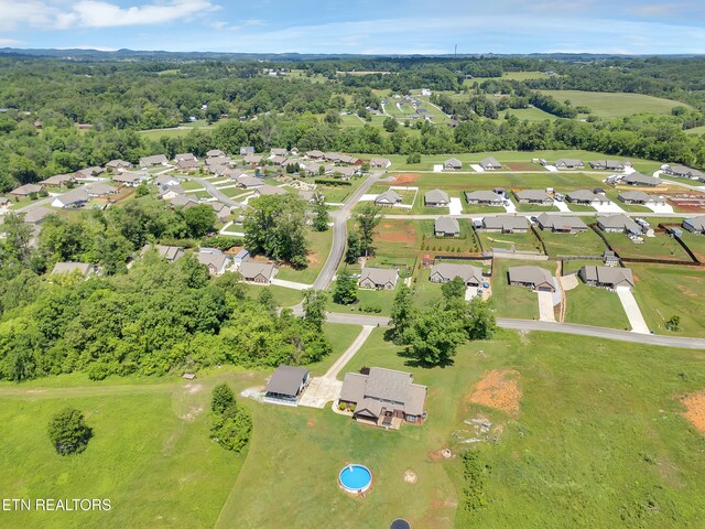 1810 Griffitts Mill Cir, Maryville, TN 37803 - aerial view of property and surrounding area featuring nearby suburban area