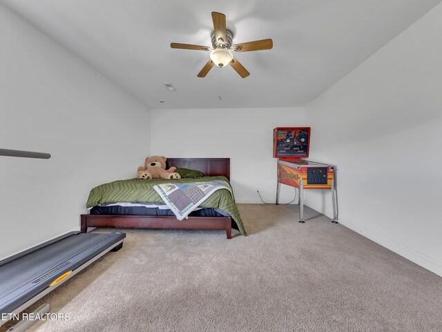 1810 Griffitts Mill Cir, Maryville, TN 37803 - bedroom featuring carpet floors, ceiling fan, and baseboards
