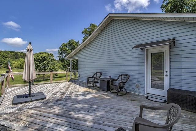 325 Correll Ridge Rd, Decatur, TN 37322 - view of wooden deck
