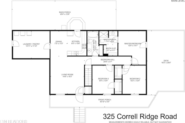 325 Correll Ridge Rd, Decatur, TN 37322 - home floor plan