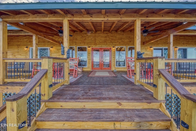 1898 Kennedy Way, Del Rio, TN 37727 - deck featuring french doors
