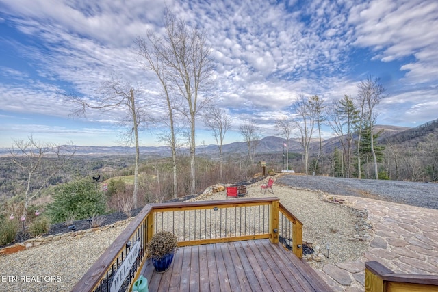 1898 Kennedy Way, Del Rio, TN 37727 - deck with a mountain view