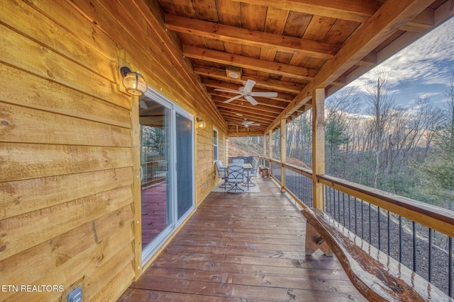 1898 Kennedy Way, Del Rio, TN 37727 - view of wooden deck