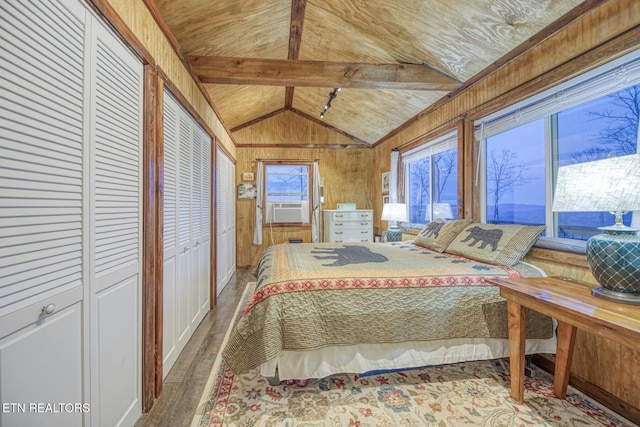 1898 Kennedy Way, Del Rio, TN 37727 - bedroom featuring wood finished floors and wood ceiling