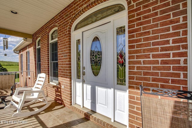 2000 Robinson Dr, Lenoir City, TN 37772 - entrance to property featuring covered porch and brick siding