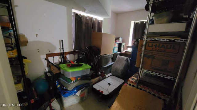 view of storage