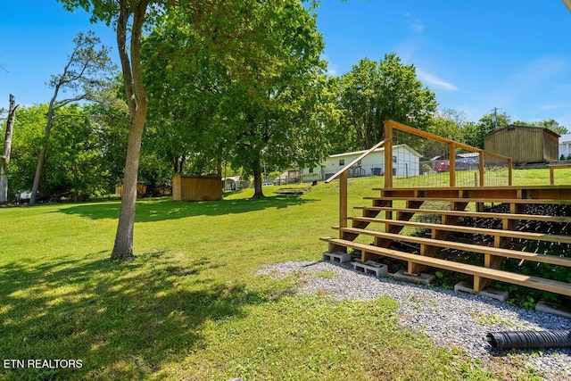 view of yard