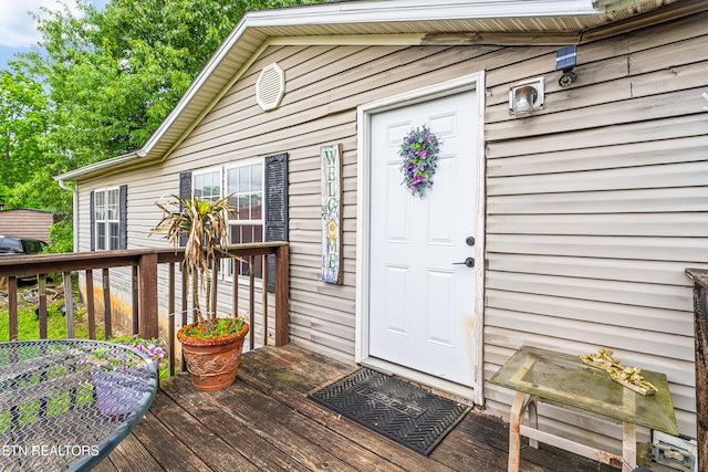 7726 Misty Point Way, Knoxville, TN 37914 - entrance to property with a deck