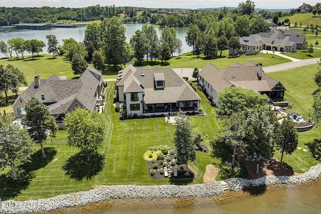 180 Edgewater Way, Lenoir City, TN 37772 - aerial view of residential area featuring a large body of water
