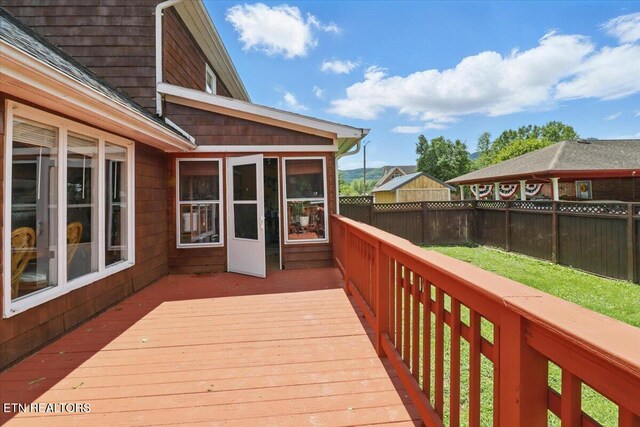 523 N 30th St, Middlesboro, KY 40965 - deck featuring a fenced backyard