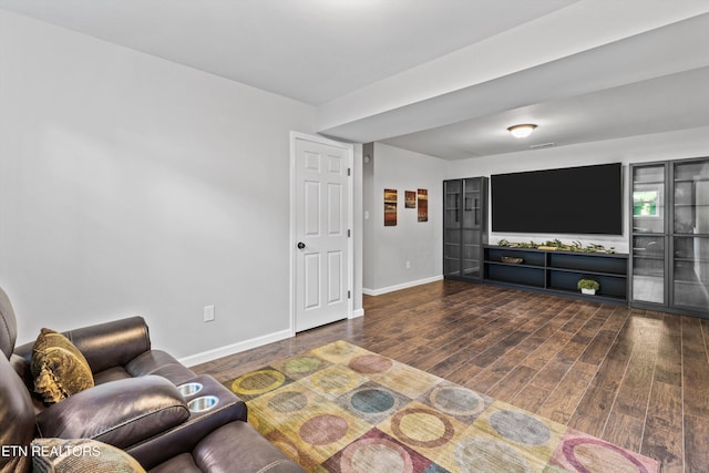 10212 Birch Hill Ln, Knoxville, TN 37932 - living area featuring wood finished floors and baseboards