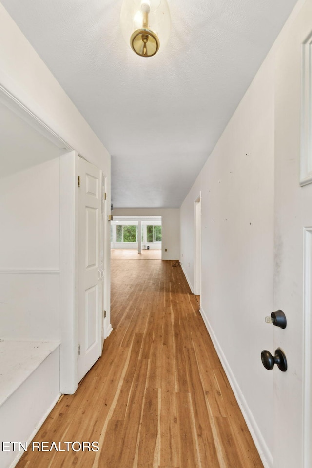 138 Lilac Dr, Lafollette, TN 37766 - corridor featuring light wood-style flooring and baseboards