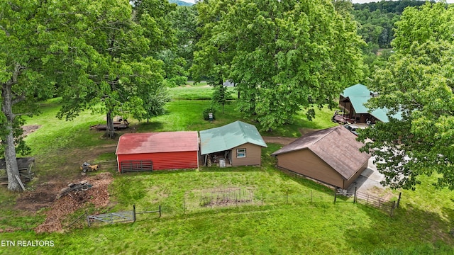 aerial view of property and surrounding area