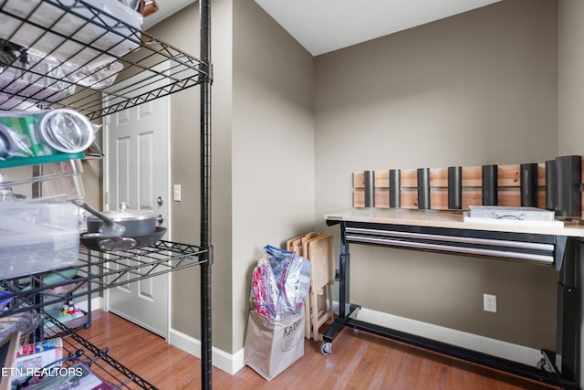 687 Burchfield Rd, Dandridge, TN 37725 - miscellaneous room featuring wood finished floors and baseboards