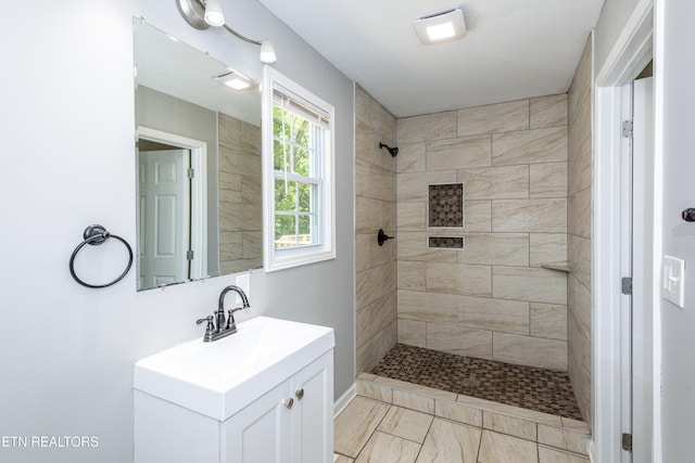 2208 Sanderson Rd, Knoxville, TN 37921 - full bathroom featuring vanity and a tile shower