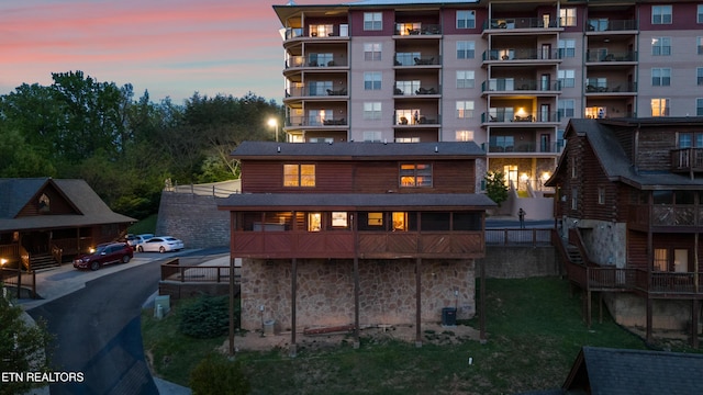 view of back of property