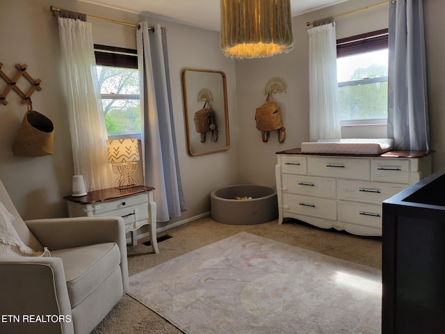 8008 Sharp Rd, Powell, TN 37849 - living area featuring carpet flooring