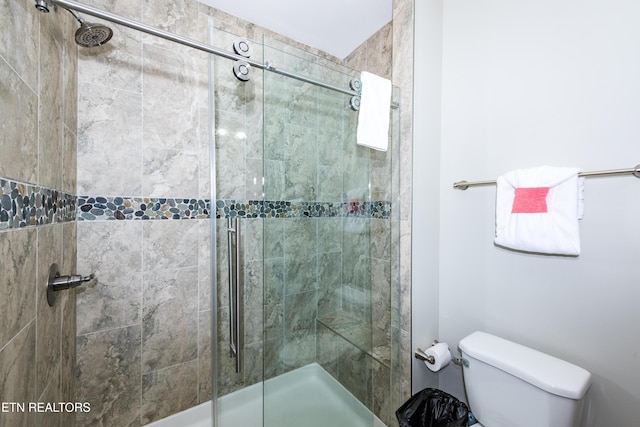 229 Bishops Cap Cir Unit 106, Townsend, TN 37882 - bathroom featuring a stall shower and toilet