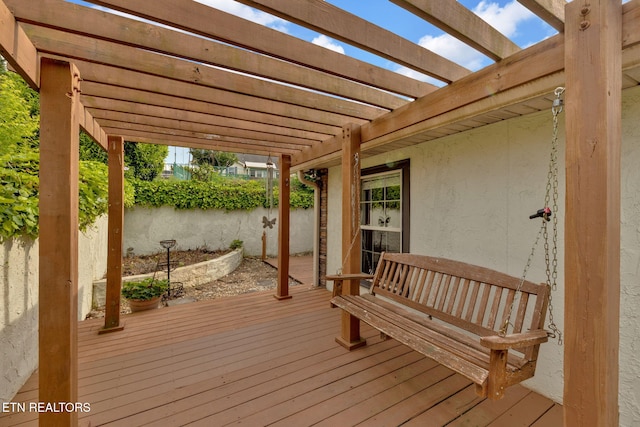 791 Constitution Dr, Jefferson City, TN 37760 - deck featuring a pergola and fence
