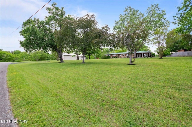 view of yard