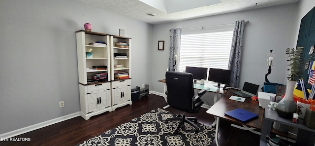 4808 Beverly Field Way, Knoxville, TN 37918 - office featuring dark wood-style flooring and baseboards