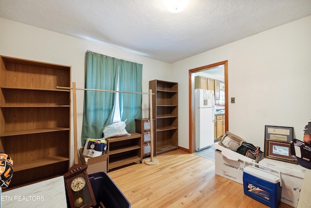3606 Sevier Heights Rd, Knoxville, TN 37920 - office featuring wood finished floors and a textured ceiling