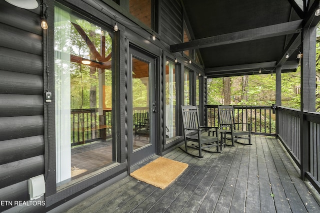 view of deck