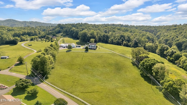 1182 Murrell Rd, Morristown, TN 37814 - overview of rural landscape with a forest