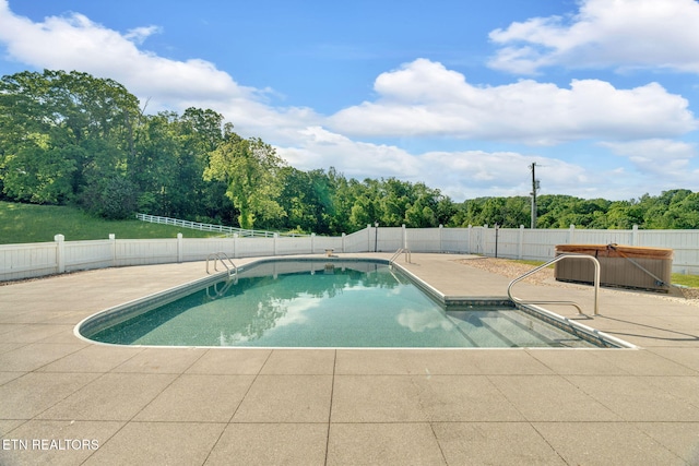 1182 Murrell Rd, Morristown, TN 37814 - view of swimming pool featuring a patio area and fence