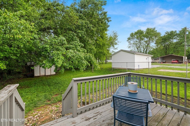 1735 NE Albert Ave, Knoxville, TN 37917 - view of wooden deck