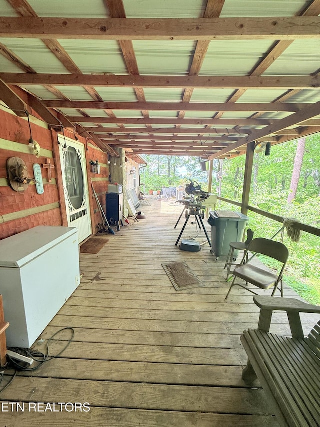 1040 Sturmhaben Way, Newport, TN 37821 - view of wooden deck