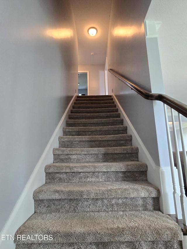 view of stairs
