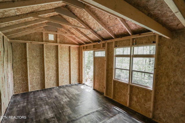 view of storage room