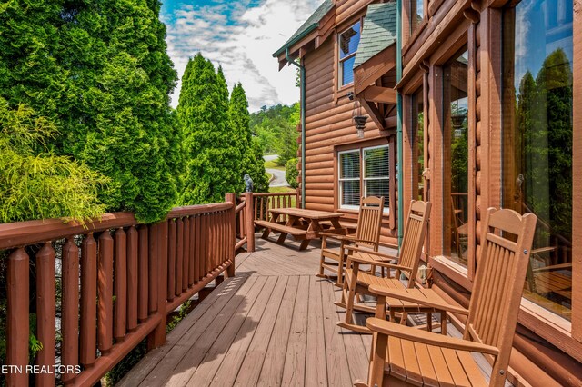 view of deck