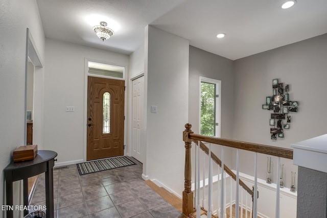 401 Shawnee Pl, Loudon, TN 37774 - entryway with baseboards and recessed lighting
