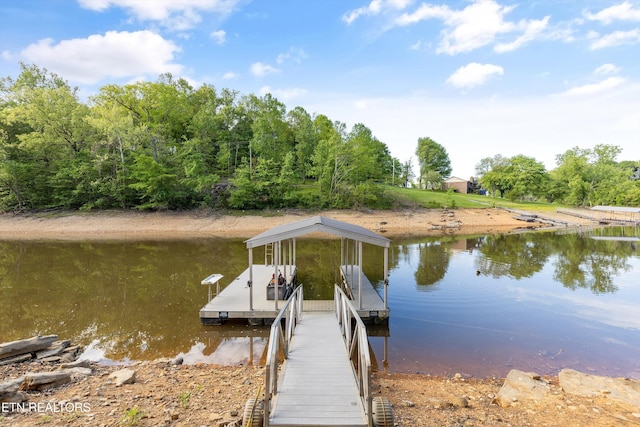 3083 Waters Edge Dr, Morristown, TN 37814 - dock area with a water view