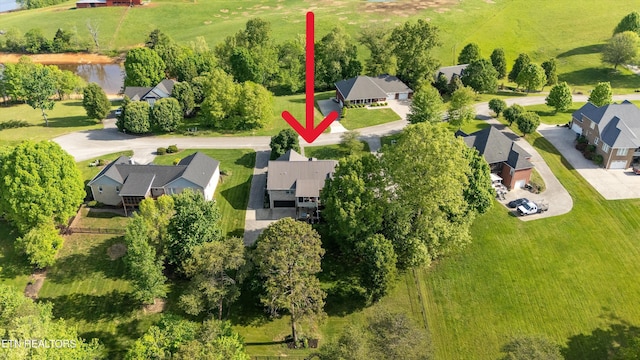 3083 Waters Edge Dr, Morristown, TN 37814 - aerial view of residential area with a nearby body of water