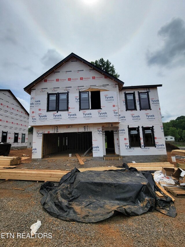 7814 S Northshore Dr, Knoxville, TN 37919 - property in mid-construction with an attached garage