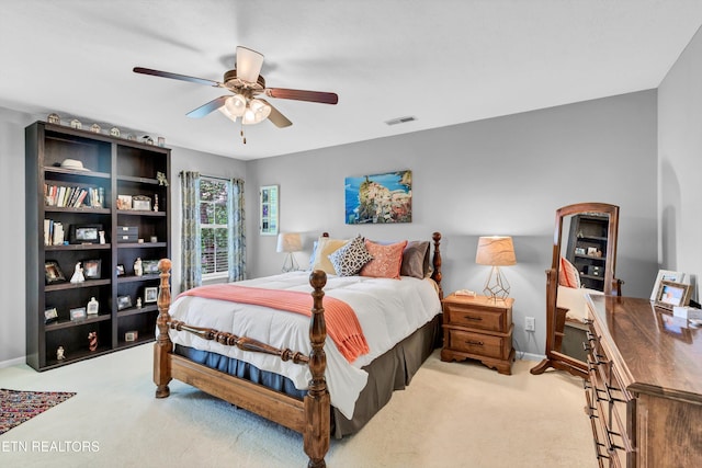 714 Cambridge Crest Ln, Knoxville, TN 37919 - bedroom featuring carpet, a ceiling fan, and baseboards