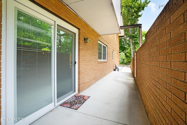8000 Berkshire Blvd, Powell, TN 37849 - doorway to property with brick siding and fence