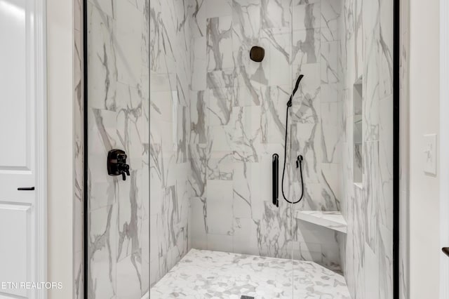 1123 Branch Hook Rd, Knoxville, TN 37934 - full bath featuring a marble finish shower