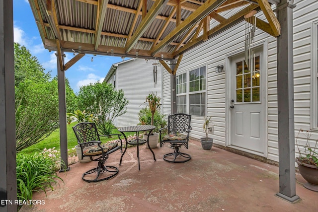 view of patio