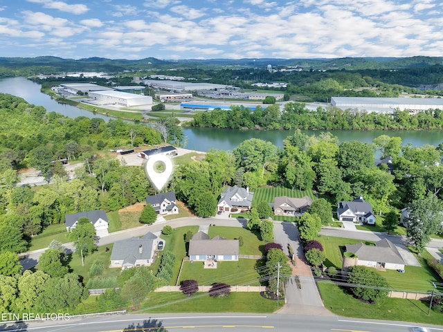 1715 Serene Cove Way, Knoxville, TN 37920 - aerial view of residential area featuring a nearby body of water
