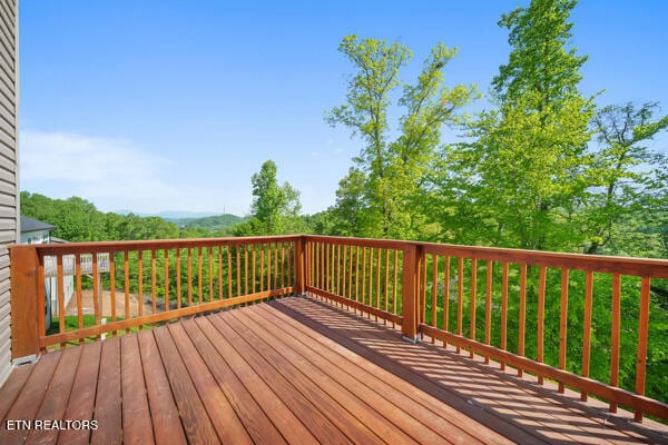 3966 Mountain Vista Rd, Knoxville, TN 37931 - view of wooden deck
