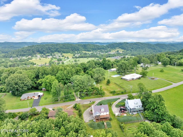4820 Edens View Rd, Kingsport, TN 37664 - overview of rural landscape featuring mountains