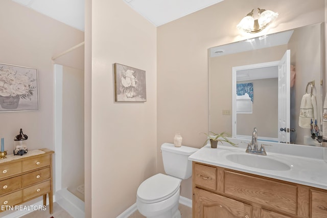 4820 Edens View Rd, Kingsport, TN 37664 - bathroom with vanity and a shower stall
